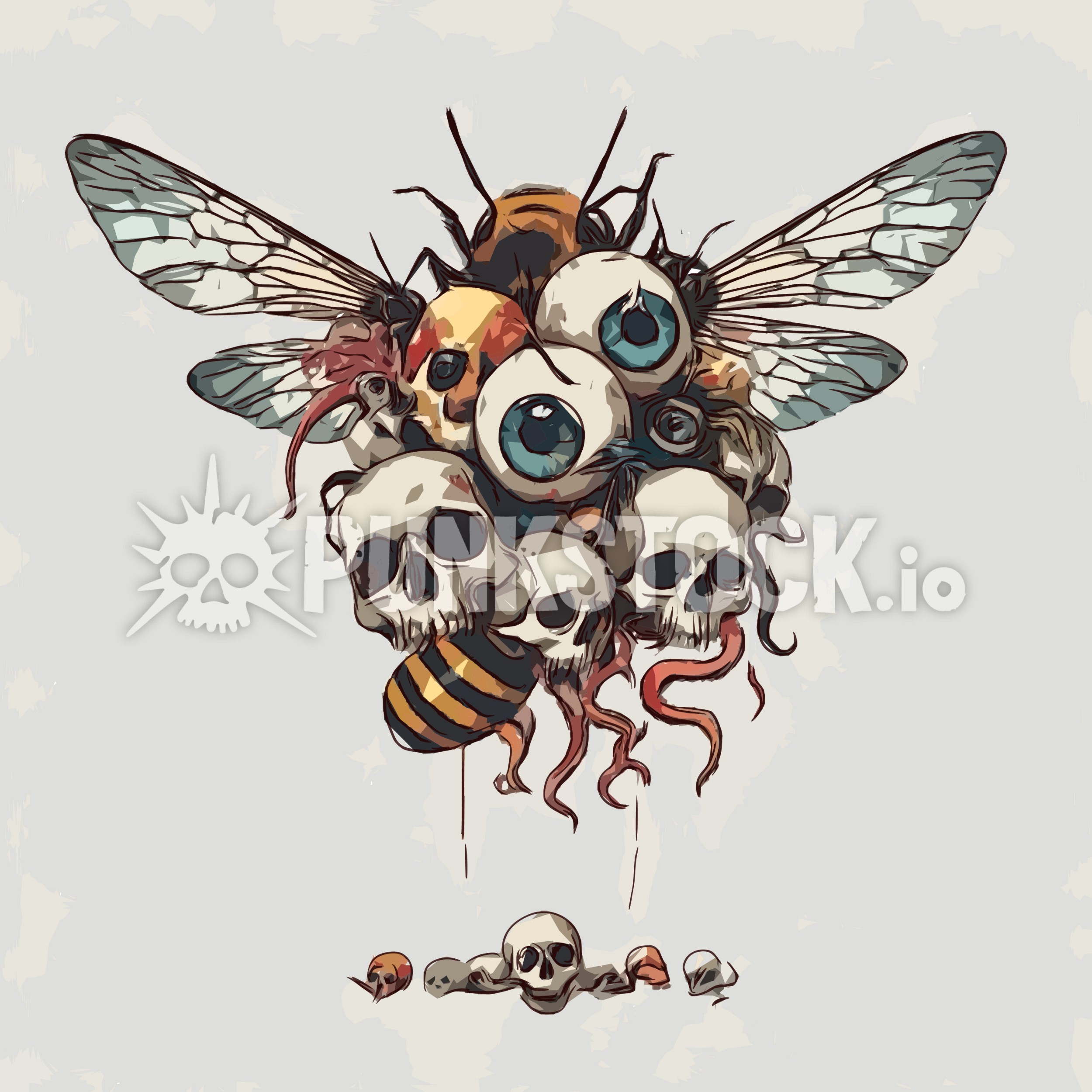 Cluster clustered ball vector graphic
