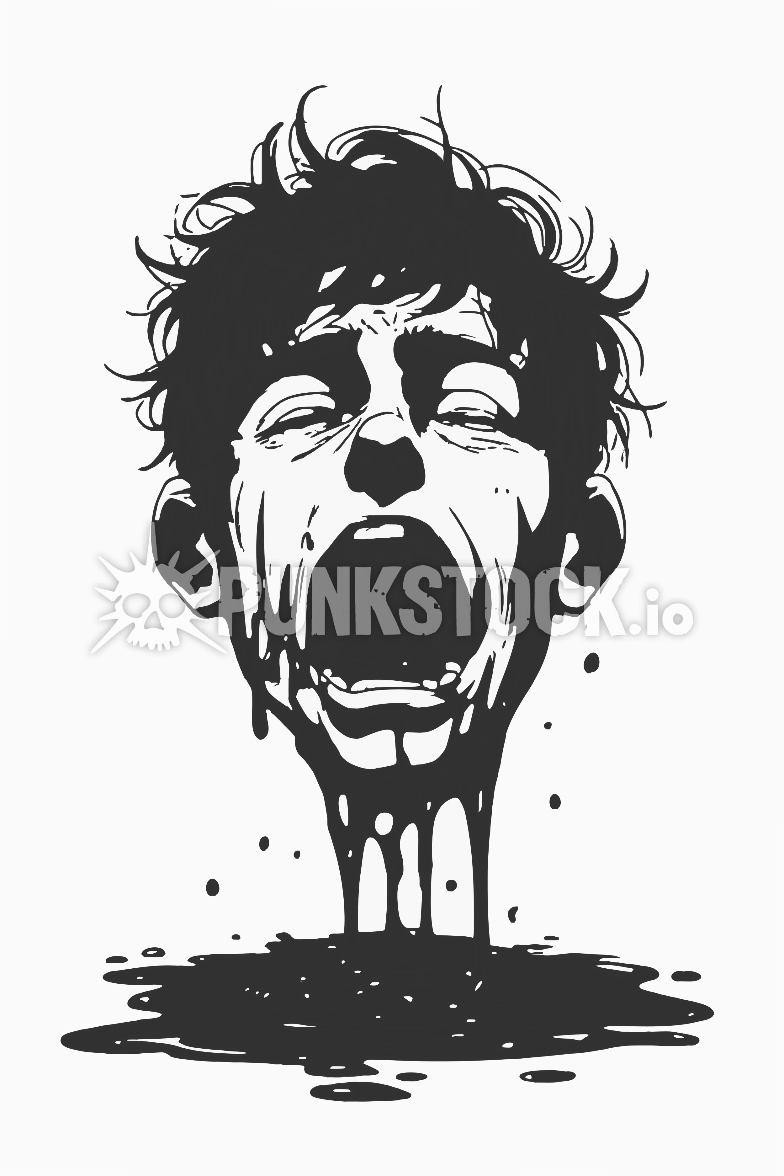 Man guy face vector graphic