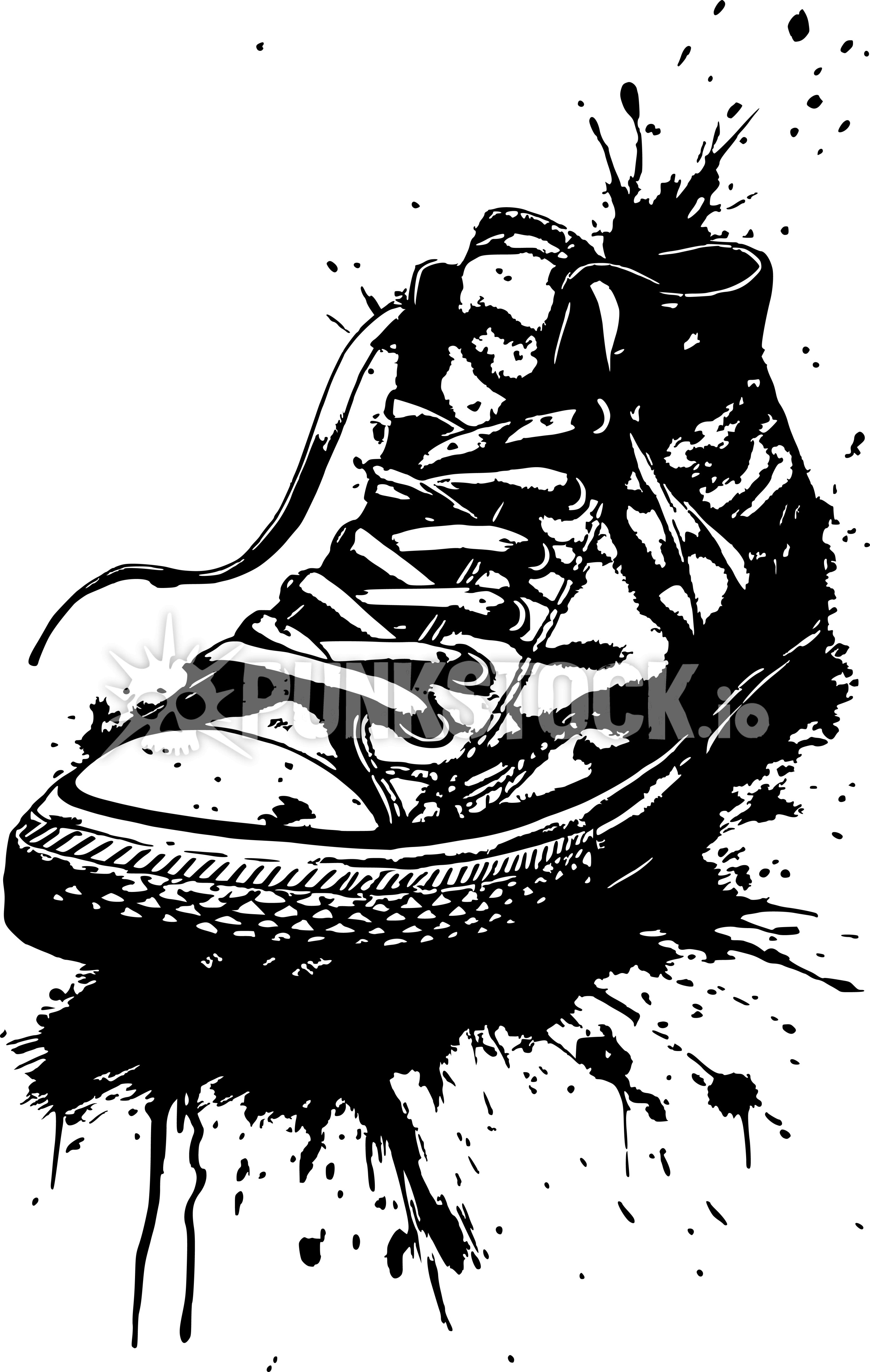 Shoe sneeker sneaker vector graphic