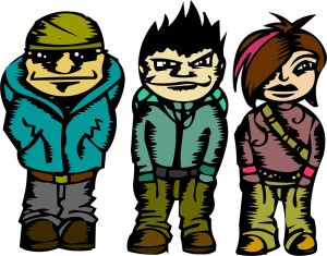 Punk vector illustration