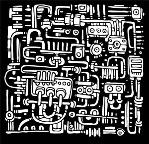 Line vector graphic