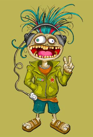 Troll vector graphic