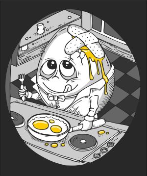 Egg vector graphic