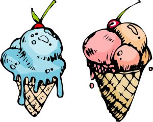 Icecream vector graphic