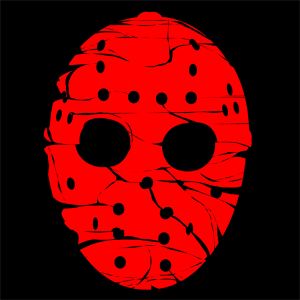 Hockey mask vector graphic