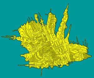 Line vector graphic