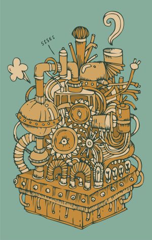 Line vector graphic