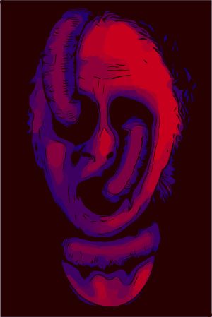Face vector graphic