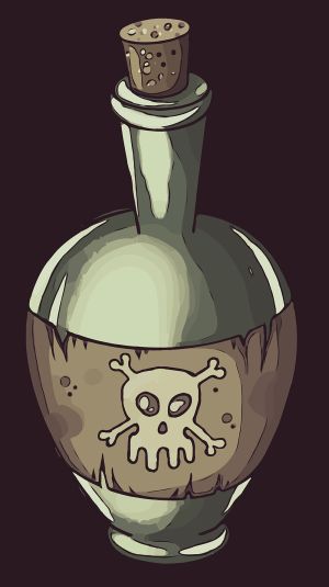 Poison vector graphic