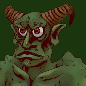 Demon vector graphic