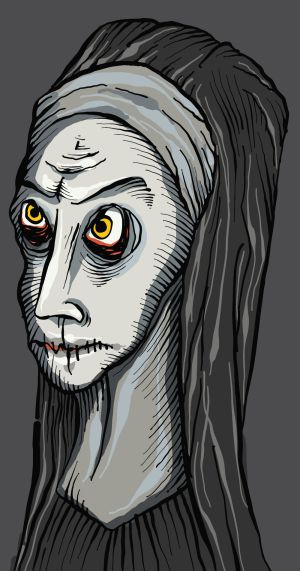 Scary vector graphic