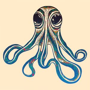 Squid vector graphic