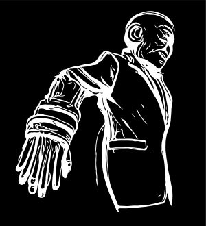 Big hand vector graphic