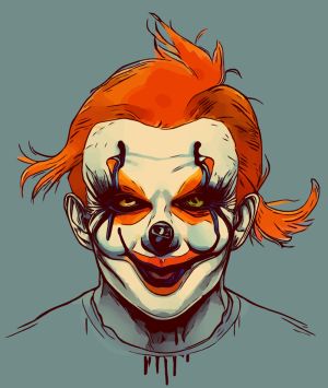 Clown vector graphic