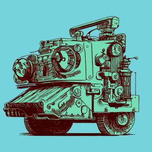 Machine vector graphic