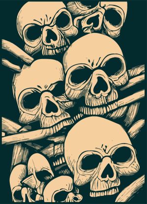 Skull vector graphic