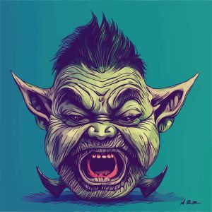 Goblin vector graphic