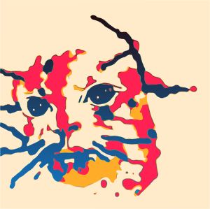 Face vector graphic