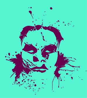 Face vector graphic
