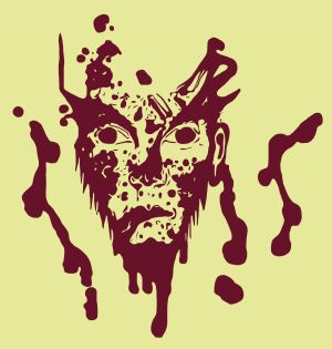 Face vector graphic