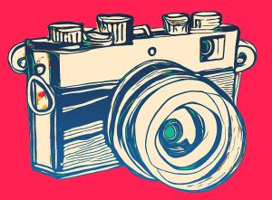 Camera vector graphic