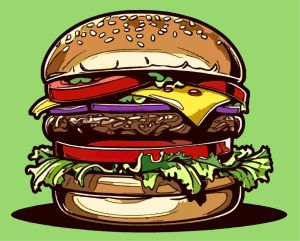 Burger vector graphic
