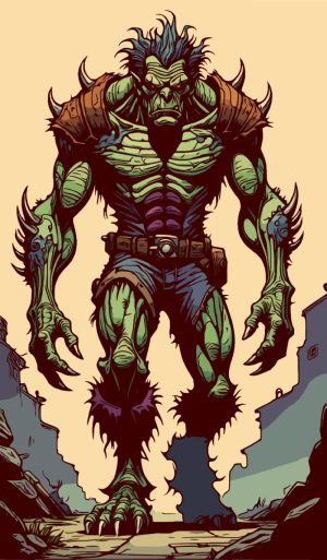 Hulk vector graphic