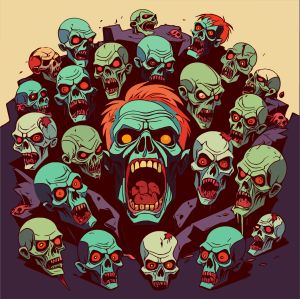 Pile vector graphic