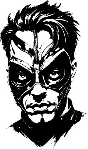 Black vector graphic