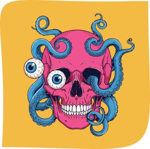 Pink vector graphic