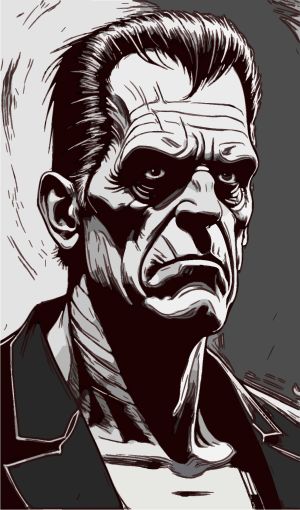 Frankenstein vector graphic