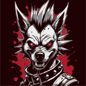Punk vector graphic