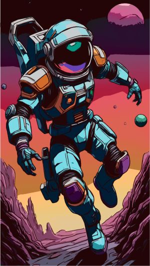 Astronaut vector graphic