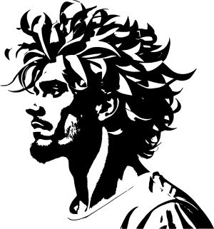 Big hair vector graphic