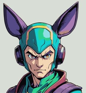 Bunny vector graphic