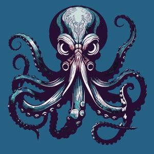 Squid vector graphic