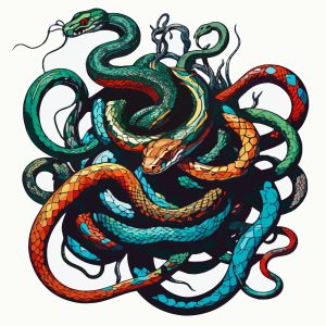 Snake vector graphic