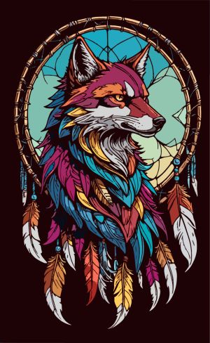 Fox vector graphic