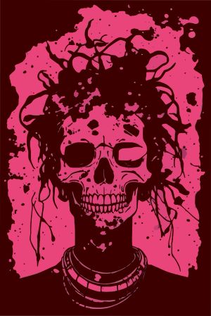 Pink vector graphic