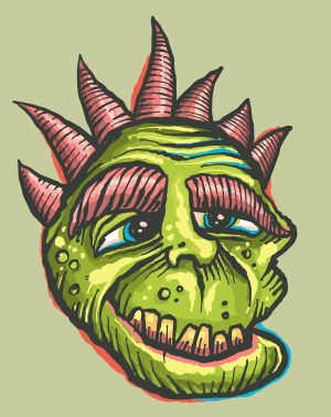 Green vector graphic